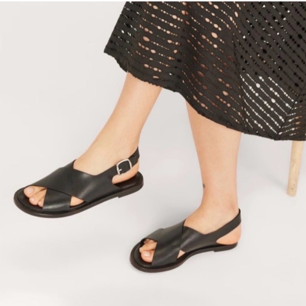 Everlane Shoes 9.5City Crossover Sandals Black
